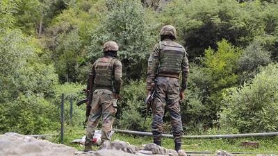 Officials said that security forces were conducting a massive cordon-and-search operation in Kishtwar to track down the terrorists behind the killing (PTI FILE PHOTO) Officials said that security forces were conducting a massive cordon-and-search operation in Kishtwar to track down the terrorists behind the killing (PTI FILE PHOTO)