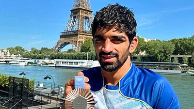 Organisers on Friday announced a star-studded lineup including Paris Olympics bronze medallist Aman Sehrawat to take part in the Senior National Championships in Bengaluru from December 6-8 (ANI) Organisers on Friday announced a star-studded lineup including Paris Olympics bronze medallist Aman Sehrawat to take part in the Senior National Championships in Bengaluru from December 6-8 (ANI)