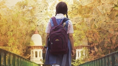 Zaira Wasim in a poster of Secret Superstar Zaira Wasim in a poster of Secret Superstar