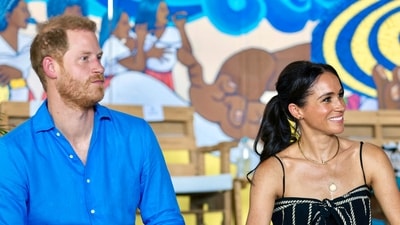 Meghan Markle and Prince Harry appear in new video together (Photo by ANDRES CASTILLA / Colombian Vice-Presidency / AFP) (AFP) Meghan Markle and Prince Harry appear in new video together (Photo by ANDRES CASTILLA / Colombian Vice-Presidency / AFP) (AFP)