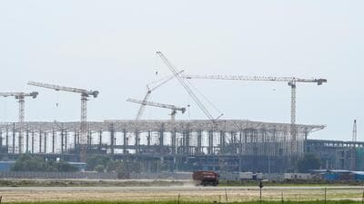 This scheme is a unique opportunity for those who want land for religious buildings in the Yamuna Expressway area because the authority does not allow religious structures without permission on the other category of the land parcels, said Yeida chief. (Sunil Ghosh/HT Photo)