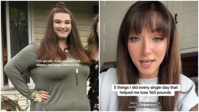 Amber shared five things that she did every day to lose weight sustainably. (Instagram/@amber_c_fitness) Amber shared five things that she did every day to lose weight sustainably. (Instagram/@amber_c_fitness)