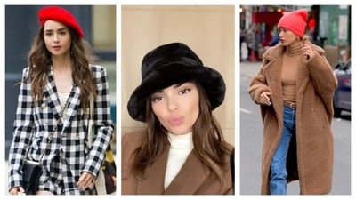 Hats for winterwear is the icing on the cake to nail the look. (Pinterest) Hats for winterwear is the icing on the cake to nail the look. (Pinterest)