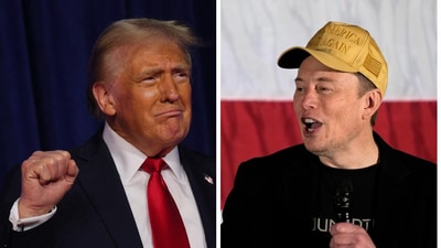 Elon Musk and Donald Trump (Reuters, AP)