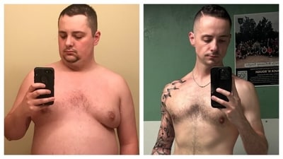 Nick Geoppo shared his tips on staying motivated during his weight loss journey. (Instagram/ Nick Geoppo) Nick Geoppo shared his tips on staying motivated during his weight loss journey. (Instagram/ Nick Geoppo)