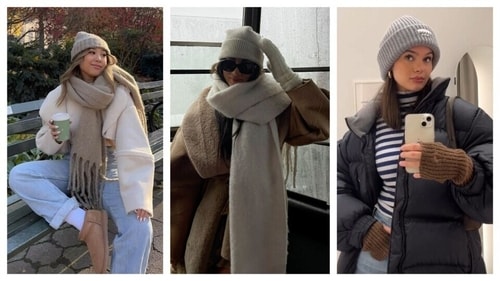 Beanie hat is all cute, cool, and casual and complements bulky layering well. (Pinterest) Beanie hat is all cute, cool, and casual and complements bulky layering well. (Pinterest)