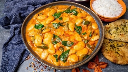 Coimbatore style butter beans kurma Coimbatore style butter beans kurma