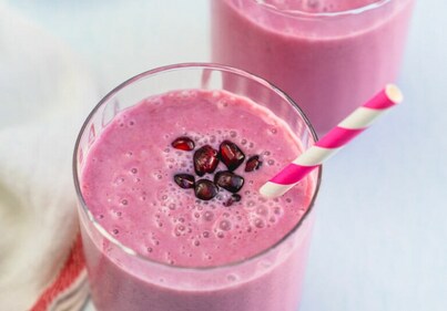 Pomegranate smoothie (Photo: A Couple Cooks)
