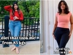 A woman shared her diet plan that helped her lose 16 kg. 