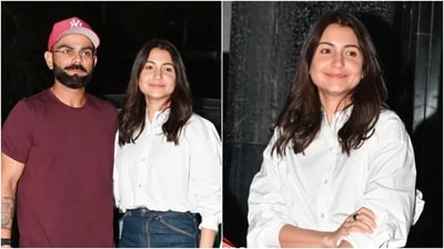 Anushka Sharma and Virat Kohli at Neha Dhupia's daughter Mehr's birthday party. Anushka Sharma and Virat Kohli at Neha Dhupia's daughter Mehr's birthday party.