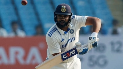 India's Rohit Sharma in action. (REUTERS)