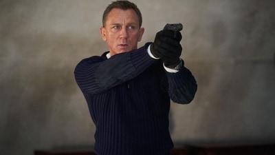 Daniel Craig as James Bond in No Time to Die. Daniel Craig as James Bond in No Time to Die.