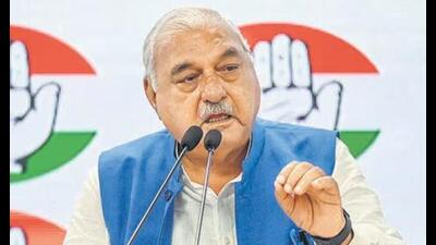 Former Haryana chief minister Bhupinder Singh Hooda . (HT File) Former Haryana chief minister Bhupinder Singh Hooda . (HT File)