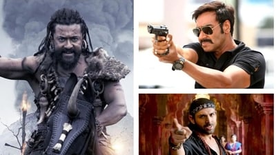 Suriya's Kanguva will challenge Singham Again and Bhool Bhulaiyaa 3 at the box office Suriya's Kanguva will challenge Singham Again and Bhool Bhulaiyaa 3 at the box office