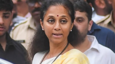 NCP (SP) leader Supriya Sule. (PTI) NCP (SP) leader Supriya Sule. (PTI)