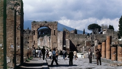 A view of Pompeii, a buried and ruined Roman city near modern Naples in Italy, is seen. Visiting Pompeii this year? Know big changes on ticketing and tour access (AP Photo/Jim Bourdier, File) A view of Pompeii, a buried and ruined Roman city near modern Naples in Italy, is seen. Visiting Pompeii this year? Know big changes on ticketing and tour access (AP Photo/Jim Bourdier, File)
