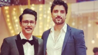 Ssudeep Sahir with Nitin Chauhaan. Ssudeep Sahir with Nitin Chauhaan.