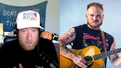 Dave Portnoy alleged that Zach Bryan kicked his dog out of a dressing room Dave Portnoy alleged that Zach Bryan kicked his dog out of a dressing room