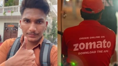 Zomato responded to a viral video, clarifying the earnings of a delivery partner on Diwali. (Instagram) Zomato responded to a viral video, clarifying the earnings of a delivery partner on Diwali. (Instagram)