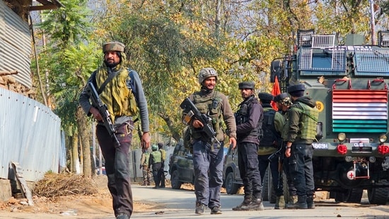 A terrorist was gunned down by security forces in an encounter in Sopore town of Jammu and Kashmir's Baramulla district (PTI/Representational image)