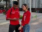 Zomato CEO Deepinder Goyal revealed how he first met Grecia Munoz. Zomato CEO Deepinder Goyal revealed how he first met Grecia Munoz.