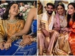 Rashmika Mandanna attends her friend and celebrity stylist Shravya Varma's wedding. Rashmika Mandanna attends her friend and celebrity stylist Shravya Varma's wedding.