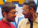 Aamir Khan and Ajay Devgn reunite at an event Aamir Khan and Ajay Devgn reunite at an event