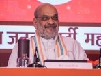 Taking a jibe at the opposition, Amit Shah asserted that the BJP is against family-based politics. Taking a jibe at the opposition, Amit Shah asserted that the BJP is against family-based politics.