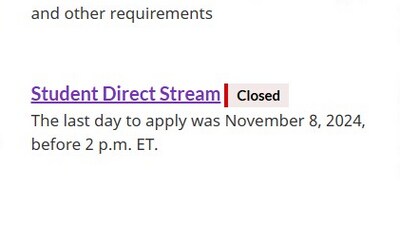 The official website canada.ca mentions that the last date to apply for SDS was November 8, 2024. The official website canada.ca mentions that the last date to apply for SDS was November 8, 2024.
