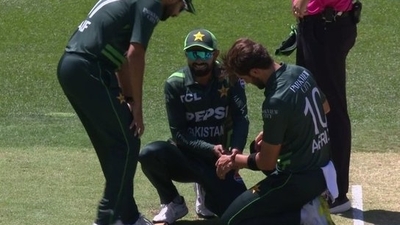 Shaheen Afridi had nearly dislocated his thumb during Australia vs Pakistan 3rd ODI