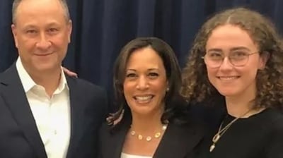 In 2013, Kamala Harris got married to Douglas Emhoff, who has two children from his previous marriage to Kerstin Emhoff -- Cole and Ella. ( DOUGLAS EMHOF/INSTAGRAM)
