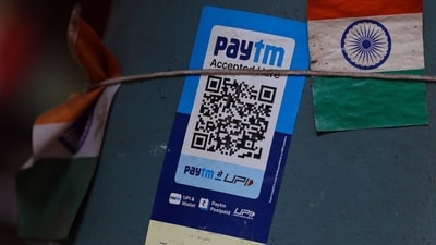 After pasting his QR code, the accused reportedly received ₹2,315 in three transactions. (Representative image) (Bloomberg) After pasting his QR code, the accused reportedly received ₹2,315 in three transactions. (Representative image) (Bloomberg)