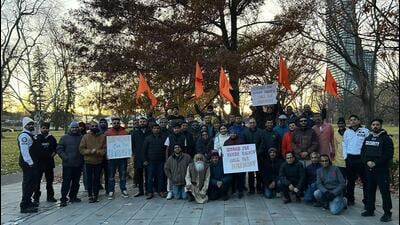 Indo-Canadian participants in a march to the Kanishka memorial in Ottawa on Saturday. (Supplied phto) Indo-Canadian participants in a march to the Kanishka memorial in Ottawa on Saturday. (Supplied phto)