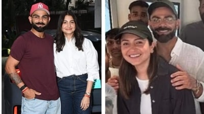 Virat Kohli and Anushka Sharma out and about during their recent India trip Virat Kohli and Anushka Sharma out and about during their recent India trip