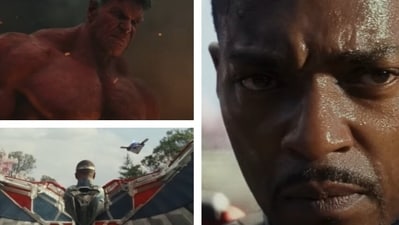 Captain America: Brave New World trailer teases face off between Red Hulk and Anthony Mackie's Sam Wilson Captain America: Brave New World trailer teases face off between Red Hulk and Anthony Mackie's Sam Wilson