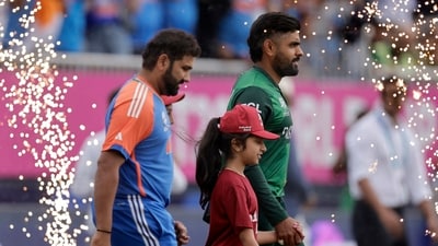 Babar Azam and Rohit Sharma. AP/PTI(PTI06_09_2024_000316B) (PTI) Babar Azam and Rohit Sharma. AP/PTI(PTI06_09_2024_000316B) (PTI)
