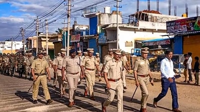 Representative Image: Tensions erupt in Mandya as dalits enter temple, police deployed for peace. (PTI)