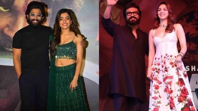 Allu Arjun, Rashmika Mandanna will soon head to Patna for Pushpa 2 promotions. Ram Charan, Kiara Advani were recently in Lucknow for Game Changer. Allu Arjun, Rashmika Mandanna will soon head to Patna for Pushpa 2 promotions. Ram Charan, Kiara Advani were recently in Lucknow for Game Changer.