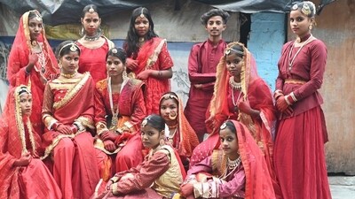 Underprivileged kids from Lucknow reimagine Sabyasachi’s bridal designs Underprivileged kids from Lucknow reimagine Sabyasachi’s bridal designs