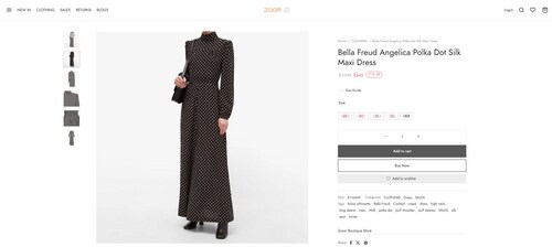 Sonam Kapoor's dress is worth  ₹29k.