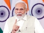 New Delhi, Nov 11 (ANI): Prime Minister Narendra Modi addresses the 200th-anniversary celebrations of Shree Swaminarayan Mandir in Vadtal via Video Conferencing, in New Delhi on Monday. (ANI Photo)
New Delhi, Nov 11 (ANI): Prime Minister Narendra Modi addresses the 200th-anniversary celebrations of Shree Swaminarayan Mandir in Vadtal via Video Conferencing, in New Delhi on Monday. (ANI Photo)