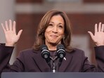Vice President Kamala Harris delivers a concession speech after the 2024 presidential election on the campus of Howard University in Washington. (File image)