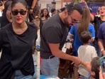 Jeh Ali Khan at an event with Kareena Kapoor Khan and Saif Ali Khan Jeh Ali Khan at an event with Kareena Kapoor Khan and Saif Ali Khan