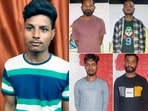 This combo image shows shooter Shivkumar (L) with (Top, L-R) Anurag Kashyap, Akash Srivastava, (Bottom, L-R) Gyan Prakash Tripathi and Akhilendra Pratap Singh after being arrested in connection in NCP leader Baba Siddique murder case. (PTI Photo) This combo image shows shooter Shivkumar (L) with (Top, L-R) Anurag Kashyap, Akash Srivastava, (Bottom, L-R) Gyan Prakash Tripathi and Akhilendra Pratap Singh after being arrested in connection in NCP leader Baba Siddique murder case. (PTI Photo)