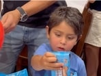 Jeh Ali Khan pulled a chocolate heist but was caught by dad Saif Ali Khan! Jeh Ali Khan pulled a chocolate heist but was caught by dad Saif Ali Khan!