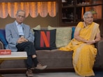 Infosys founder Narayana Murthy and his author-philanthropist wife Sudha Murty appeared as guests on the Great Indian Kapil Show. Infosys founder Narayana Murthy and his author-philanthropist wife Sudha Murty appeared as guests on the Great Indian Kapil Show.