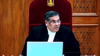 Supreme Court Justice Sanjiv Khanna speaks during the judgement on a batch of petitions challenging the abrogation of Article 370. (ANI) Supreme Court Justice Sanjiv Khanna speaks during the judgement on a batch of petitions challenging the abrogation of Article 370. (ANI)
