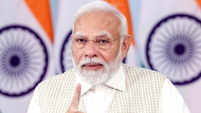 New Delhi, Nov 11 (ANI): Prime Minister Narendra Modi addresses the 200th-anniversary celebrations of Shree Swaminarayan Mandir in Vadtal via Video Conferencing, in New Delhi on Monday. (ANI Photo) (DPR) New Delhi, Nov 11 (ANI): Prime Minister Narendra Modi addresses the 200th-anniversary celebrations of Shree Swaminarayan Mandir in Vadtal via Video Conferencing, in New Delhi on Monday. (ANI Photo) (DPR)