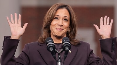 Vice President Kamala Harris delivers a concession speech after the 2024 presidential election on the campus of Howard University in Washington. (File image) (AP)