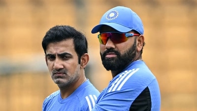 India's head coach Gautam Gambhir (L) and captain Rohit Sharma look on (AFP) India's head coach Gautam Gambhir (L) and captain Rohit Sharma look on (AFP)